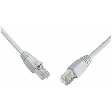 SOLARIX patch kabel CAT5E SFTP PVC 1m šedý snag proof, 28320109