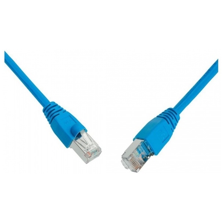 SOLARIX patch kabel CAT5E SFTP PVC 0,5m modrý, 28430059