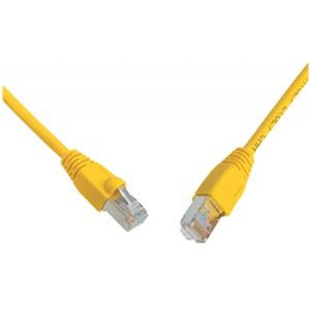 SOLARIX patch kabel CAT6 SFTP PVC 2m žlutý, 28740209