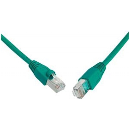 SOLARIX patch kabel CAT6 SFTP PVC 0,5m zelený, 28750059