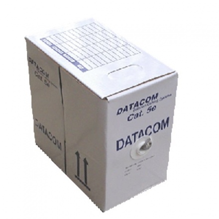 DATACOM FTP Cat5e PVC kabel 305m (drát), šedý, 1200
