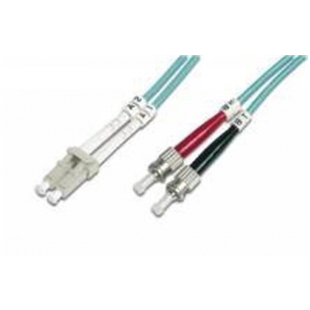 Optický patch kabel duplex LC-ST 50/125 MM 1m OM3, 1340