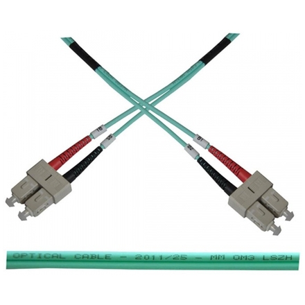 Optický patch kabel duplex SC-SC 50/125 MM 2m OM3, 502710684122