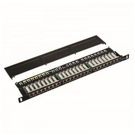 DATACOM Patch panel 19" STP 24 port CAT5E LSA 0,5U, 3105