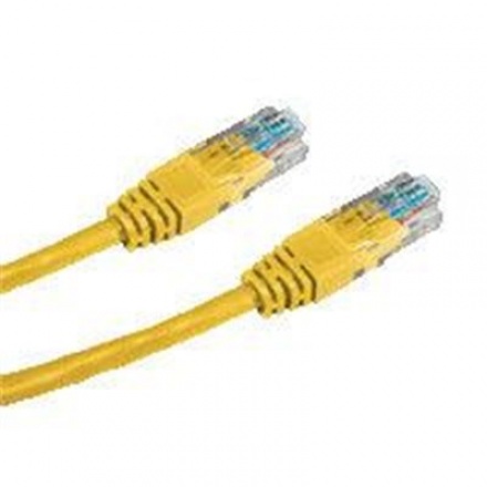 DATACOM patch cord UTP cat5e 0,5M žlutý, 1505