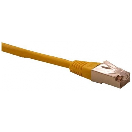 Patch cord FTP cat5e 0,25M žlutý, 1595
