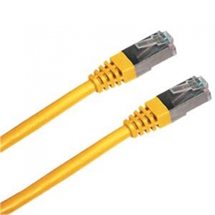 Patch cord FTP cat5e 0,5M žlutý, 1605