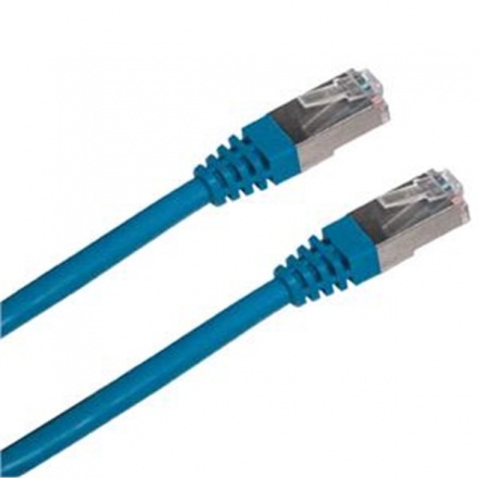 Patch cord FTP cat5e 1M modrý, 1613