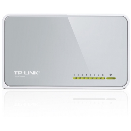 TP-Link TL-SF1008D 8x 10/100Mbps Desktop Switch, TL-SF1008D