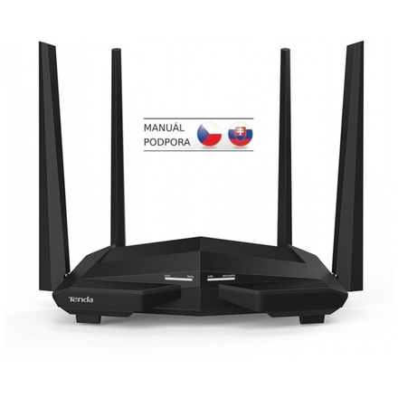 Tenda AC10 WiFi AC Router 1200Mb/s, 1x GWAN, 3x GLAN, VPN server/klient, WISP, Universal Repeater, AC10