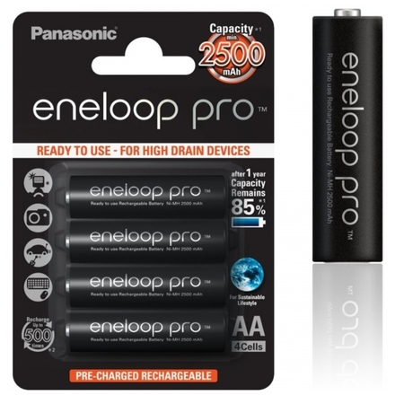 Panasonic Eneloop Pro AA 4ks 3HCDE/4LE