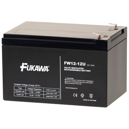 FIAMM Akumulátor FUKAWA FW 12-12U (12V 12Ah), 12157