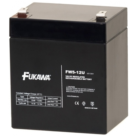 FIAMM Akumulátor FUKAWA FW 5-12U (12V 5Ah), 12156