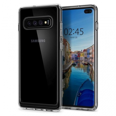 Kryt Spigen Ultra Hybrid pro Samsung Galaxy S10+ transparentní, 606CS25766