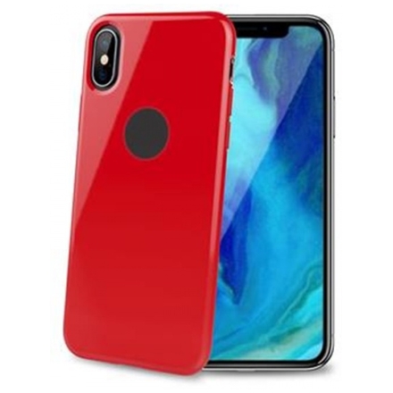 TPU pouzdro CELLY iPhone XS Max, červené, GELSKIN999RD