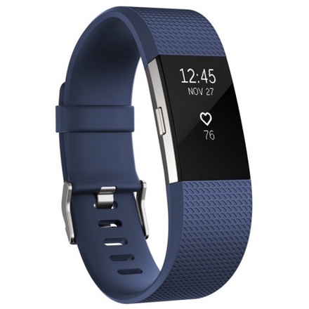 Fitbit Charge 2 Blue Silver - Large, FB407SBUL-EU