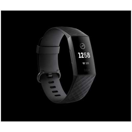 Fitbit Charge 3 - Graphite / Black, FB409GMBK-EU