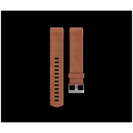 Fitbit Charge 2 řemínek, Leather, Brown - Large, FB160LBBRL