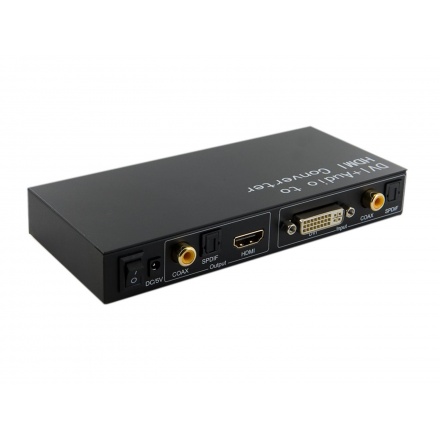 4World Převodník DVI + Optical + Coaxial na HDMI, 06923