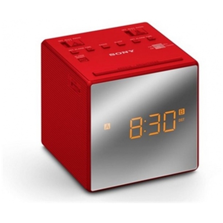 Sony radiobudík ICF-C1T, Duální alarm, červený, ICFC1TR.CED