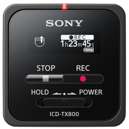Sony dig. diktafon ICD-TX800,černý,16GB,USB, ICDTX800B.CE7