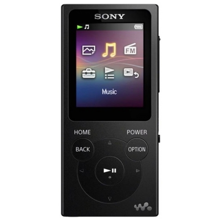 Sony MP4 8GB NWZ-E394 černá, NWE394B.CEW