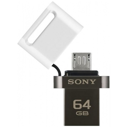 Sony Flash USB 3.0,64GB,PC/tel, OTG, bílý, USM64SA3W