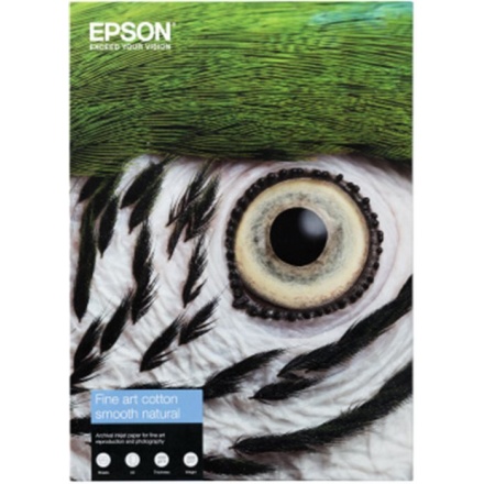 EPSON Fine Art Cotton Smooth Natural A4 25 Sheets, C13S450267