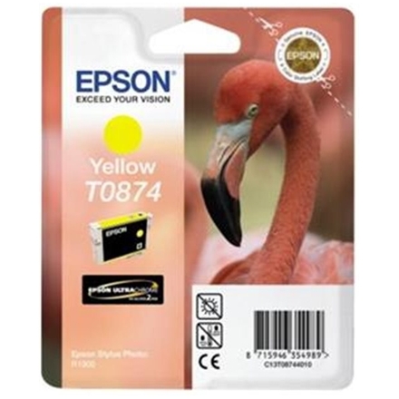 EPSON SP R1900 Yellow Ink Cartridge (T0874), C13T08744010 - originální