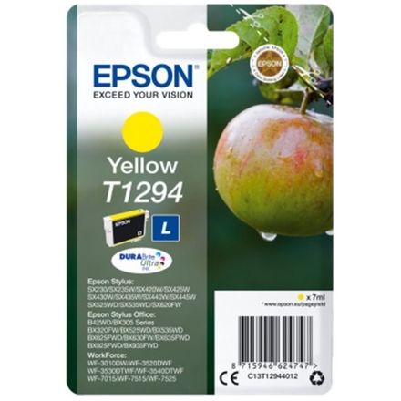 Epson Singlepack Yellow T1294 DURABrite Ultra Ink, C13T12944012 - originální