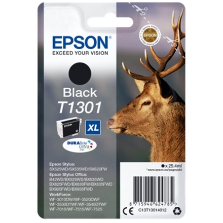 Epson Singlepack Black T1301 DURABrite Ultra Ink, C13T13014012 - originální