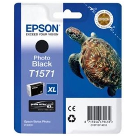 EPSON T1571 Photo Black Cartridge R3000, C13T15714010 - originální