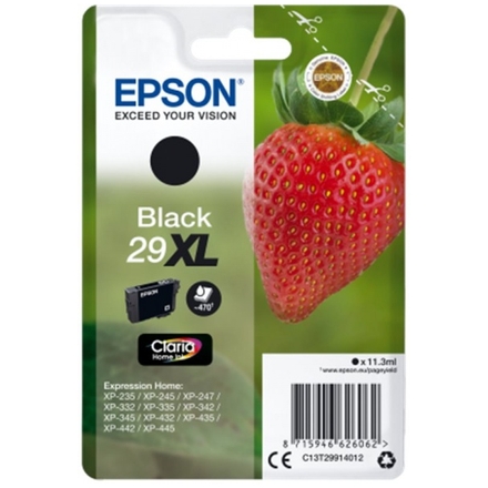 Epson Singlepack Black 29XL Claria Home Ink, C13T29914012 - originální