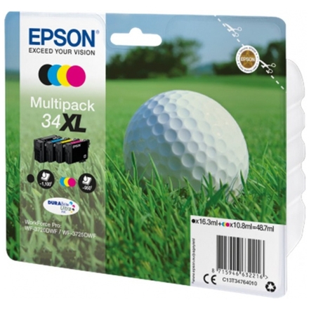 Epson Multipack 4-colours 34XL DURABrite Ultra Ink, C13T34764010 - originální