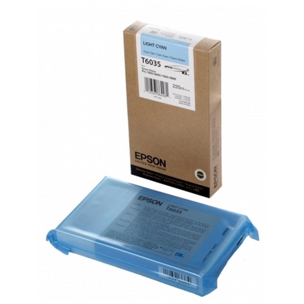 Epson T603 Light cyan 220 ml, C13T603500 - originální