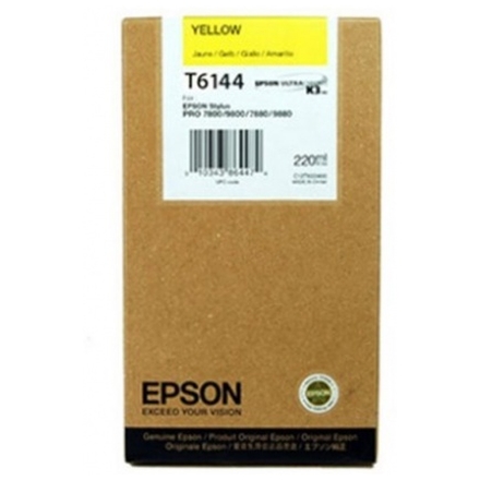 Epson T614 220ml Yellow, C13T614400 - originální