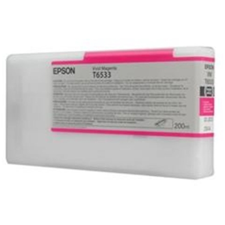 Epson T6533 Vivid Magenta Ink Cartridge (200ml), C13T653300 - originální