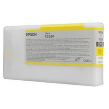 Epson T6534 Yellow Ink Cartridge (200ml), C13T653400 - originální