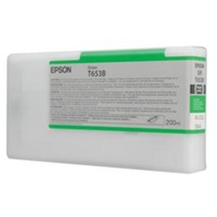 Epson T653B Green Ink Cartridge (200ml), C13T653B00 - originální