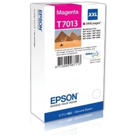 EPSON WP4000/4500 Series Ink Cartridge XXL Magenta 3.4k, C13T70134010 - originální
