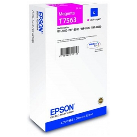 Epson Ink cartridge Magenta DURABrite Pro, size L, C13T756340 - originální