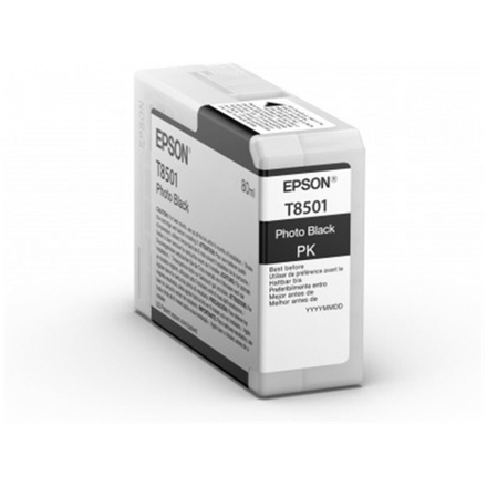 Epson Singlepack Photo Black T850100 UltraChrome HD ink 80ml, C13T850100 - originální