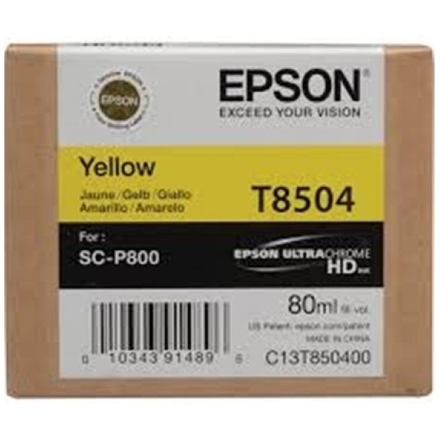 Epson Singlepack Photo Yellow T850400 UltraChrome HD ink 80ml, C13T850400 - originální