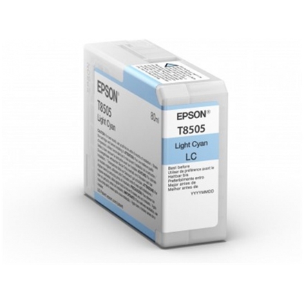Epson Singlepack Photo Light Cyan T850500 UltraChrome HD ink 80ml, C13T850500 - originální