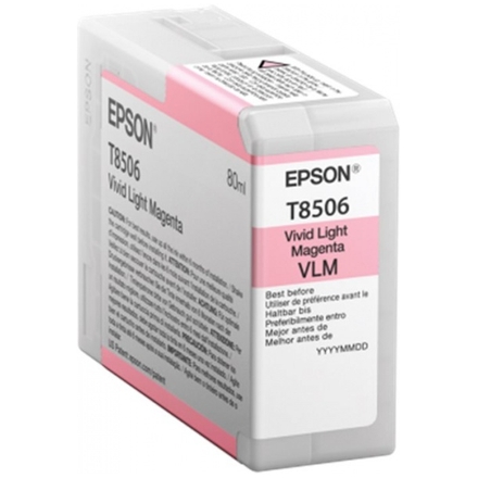 Epson Singlepack Photo Light Magenta T850600 UltraChrome HD ink 80ml, C13T850600 - originální