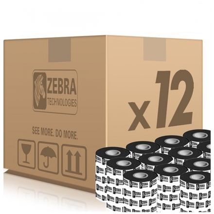Zebra TT páska Wax, šířka 60mm, délka 300m, 02300BK06030