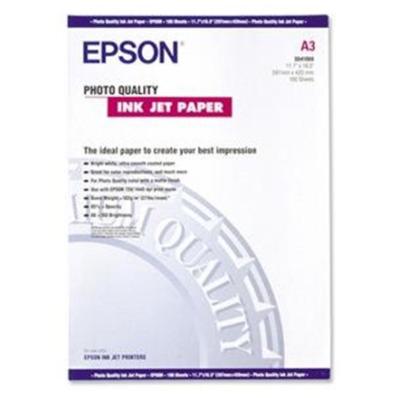 EPSON A3,Photo Quality Inkjet Paper (100listů), C13S041068