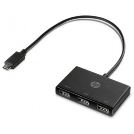 HP USB-C to USB-A Hub, Z6A00AA