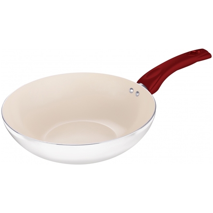 LT1076 WOK KERAM.28CM BÍLÁ ECOLOR LAMART