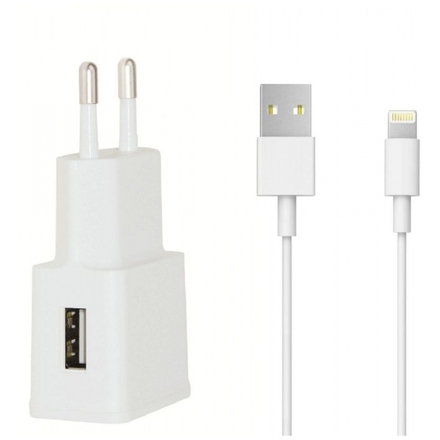 Nabíječka Winner USB Fast Charger 2,1A + APPLE Cable bílá, 4791